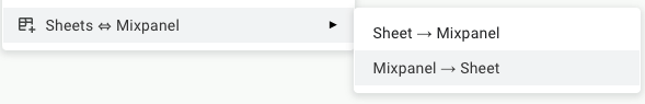 gsheets-main-menu