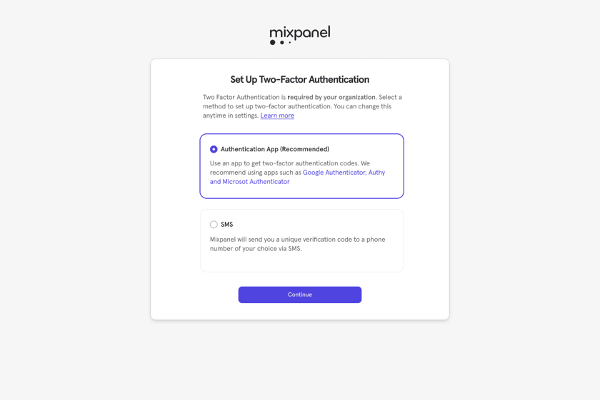 Authenticator Save Auto Two-Factor Authentication - Mixpanel