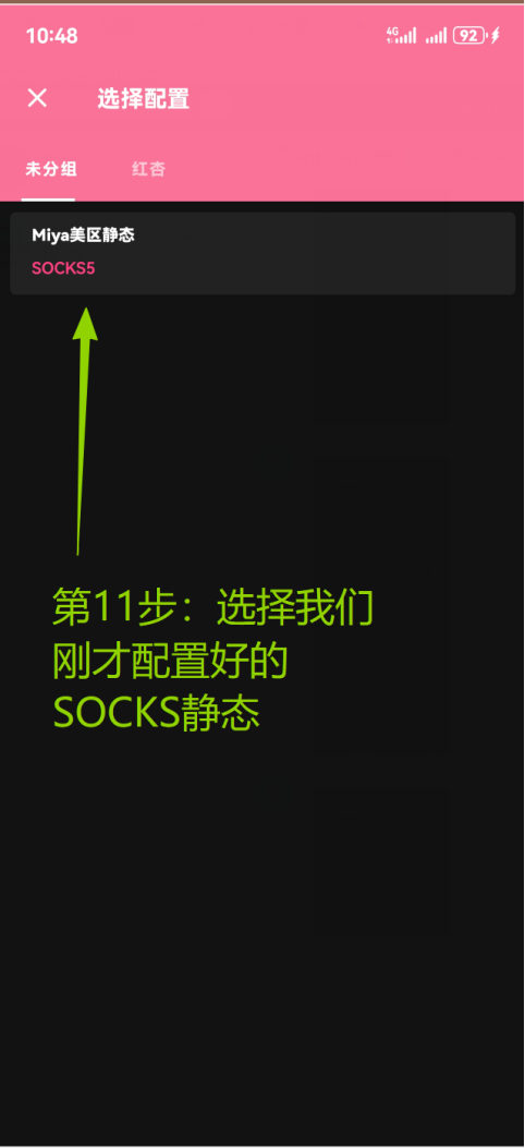选择 MiyaIP 静态 IP 节点作为落地代理