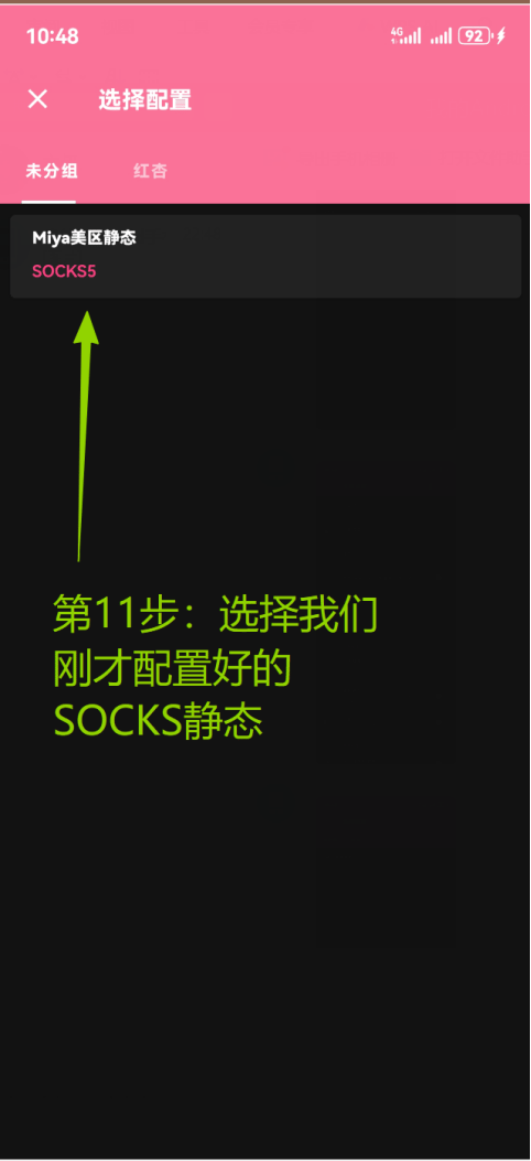 选择 MiyaIP 静态 IP 节点作为落地代理