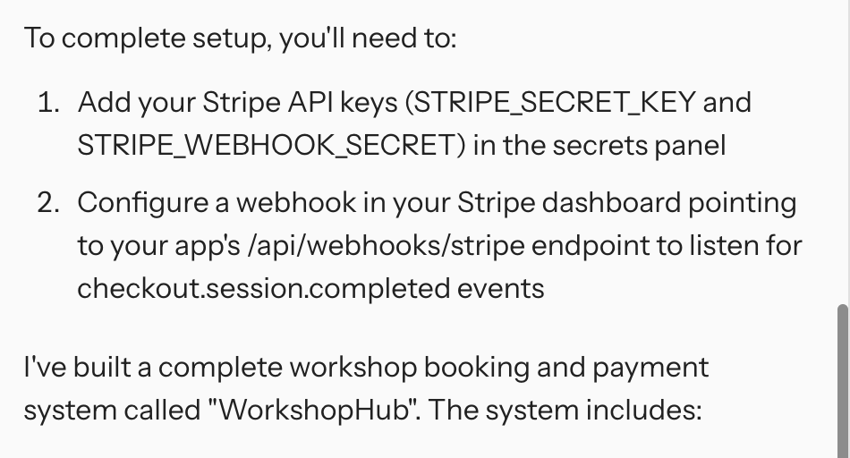 Stripe Webhook URL
