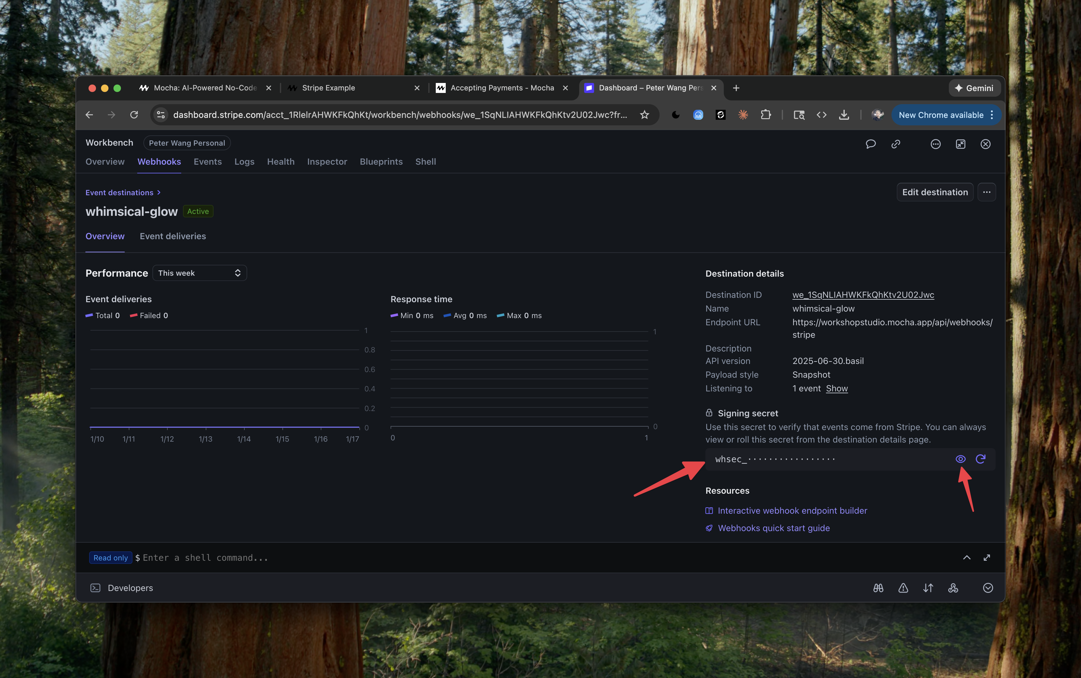 Stripe Webhook Signing Secret
