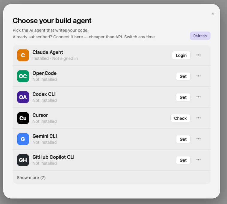 Claude Agent installed but not signed in