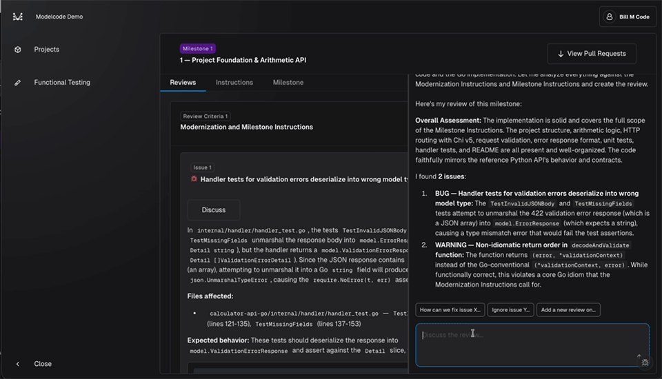 Clearer errors and chat driven resolution