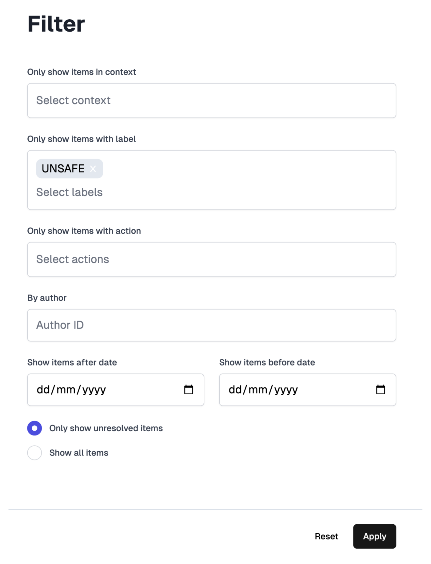 Queue Filter
