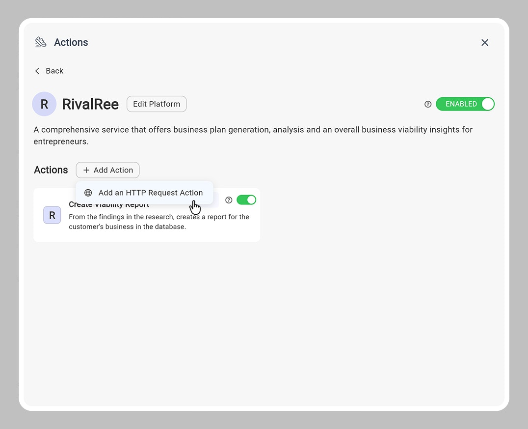 Edit modular prompt sections
