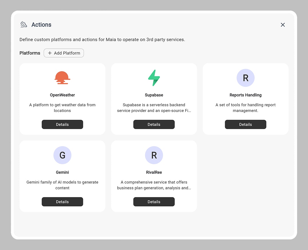 Edit modular prompt sections