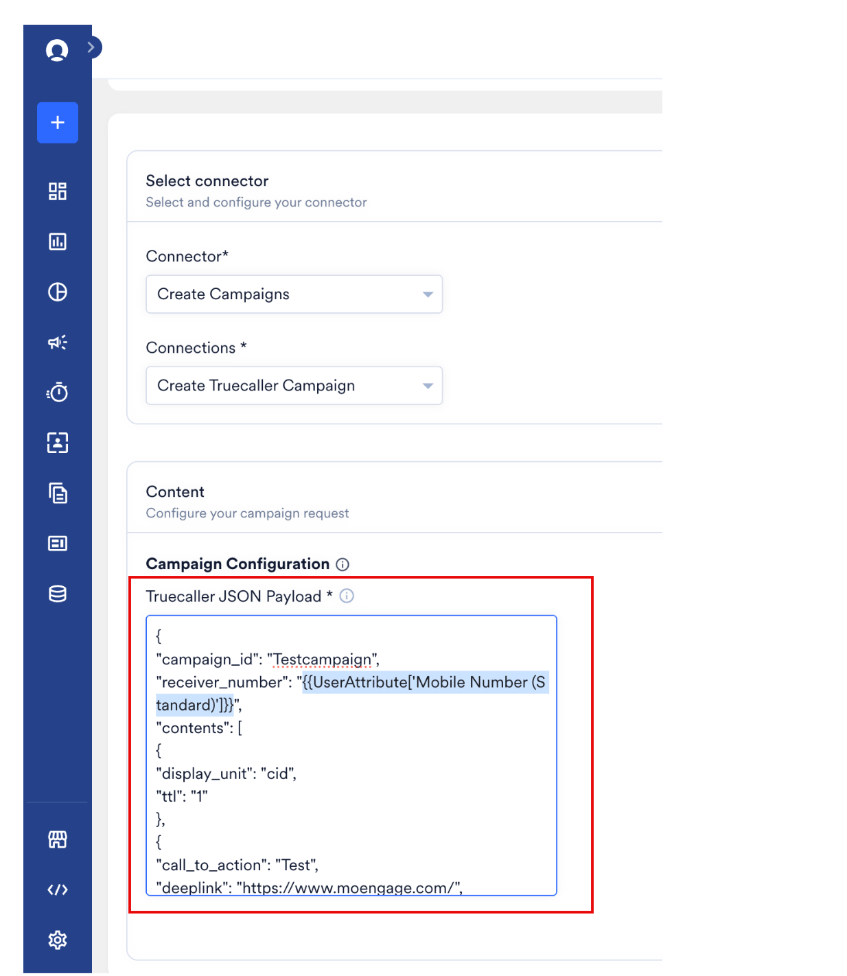 Truecaller payload personalization