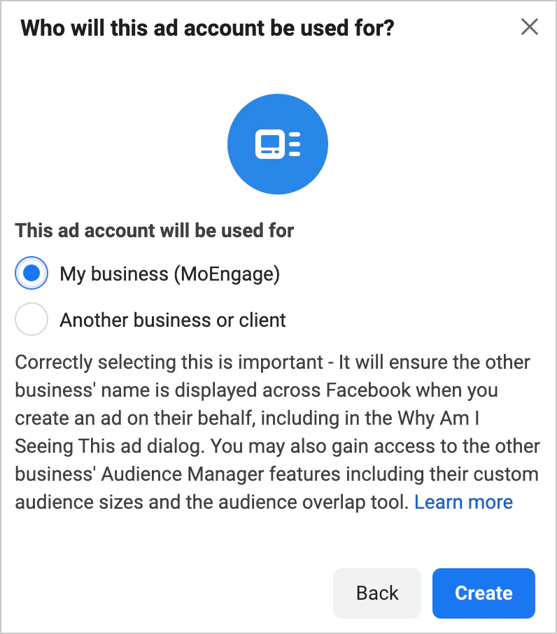 Meta_FBSetup_AdAccountUsedFor.png
