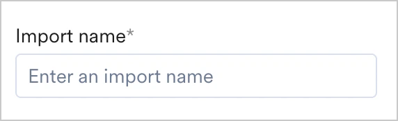 I Mport Name