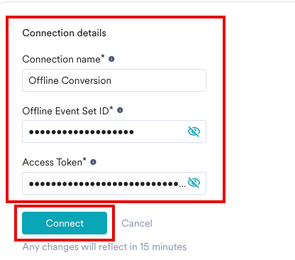 Click Connect