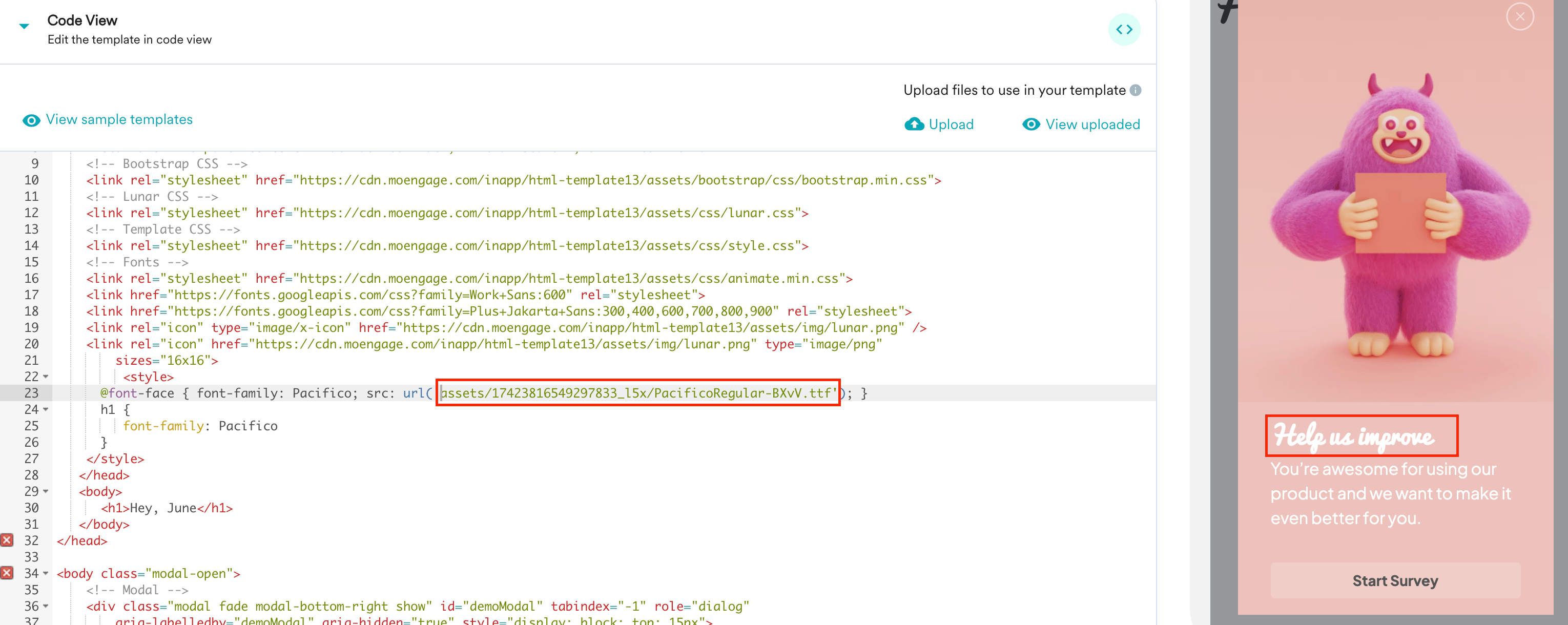 Html Template