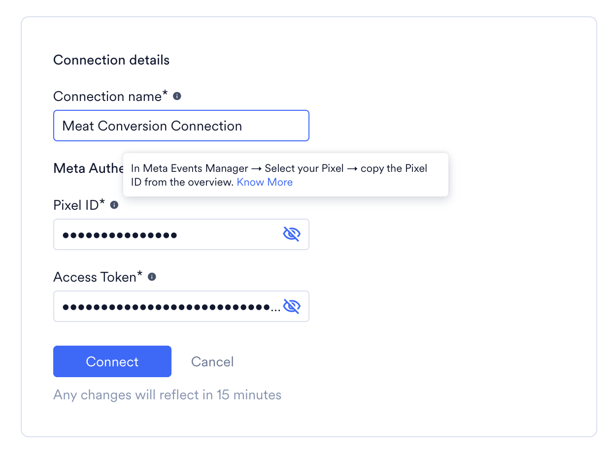 Connection Form