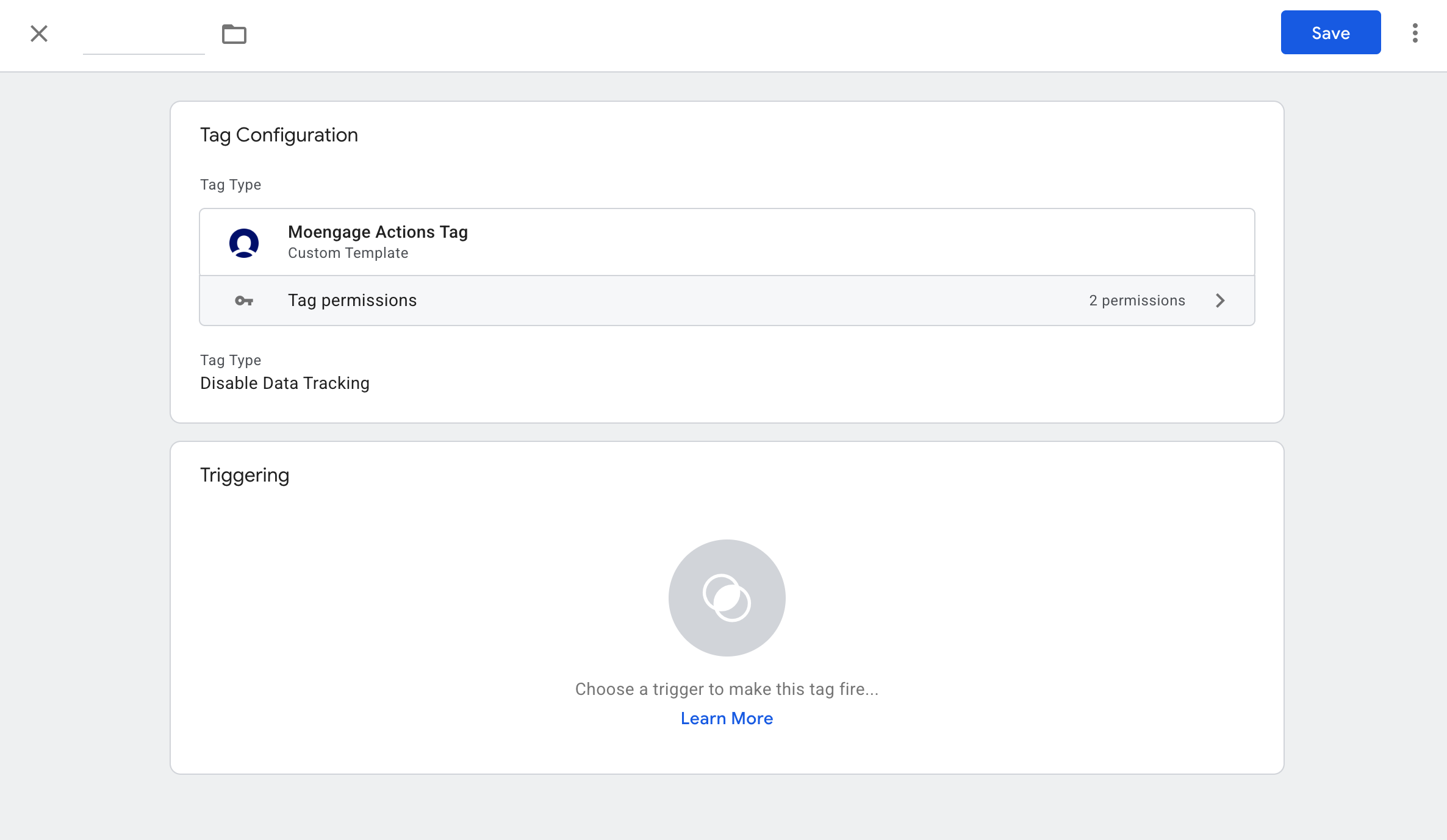 Disable Data Tracking