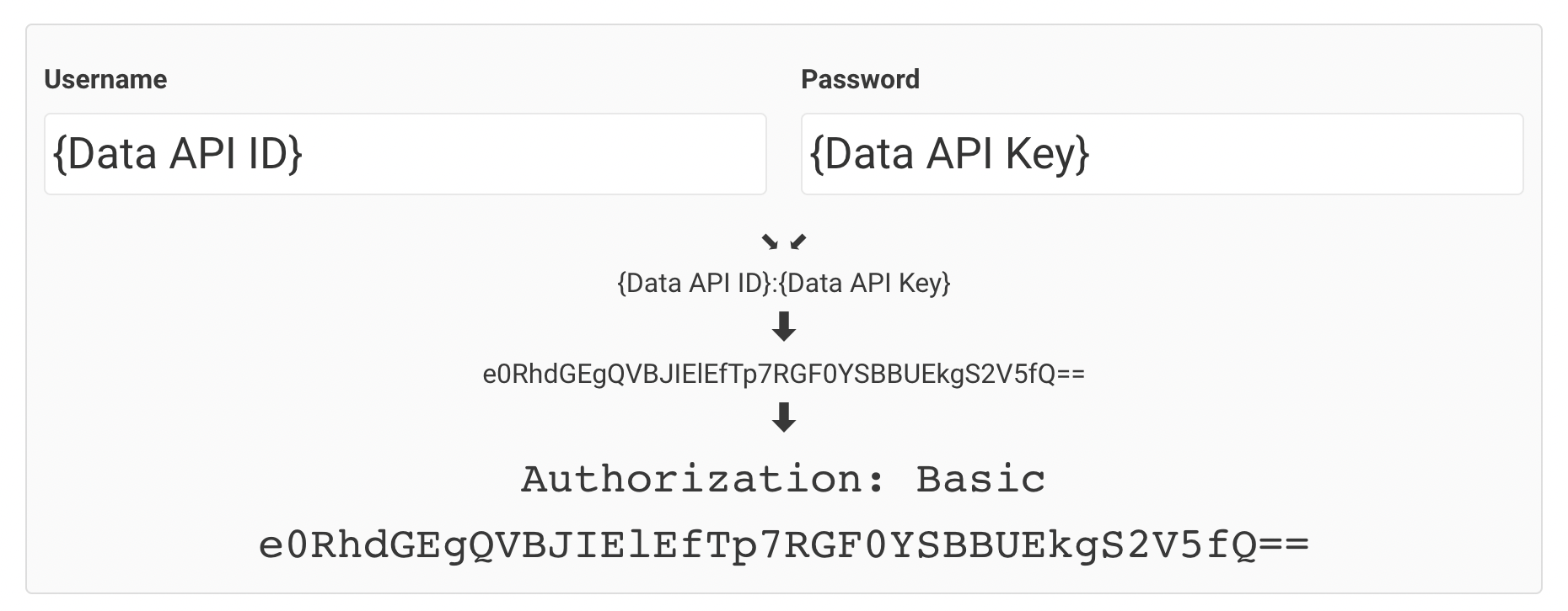 Basic Auth Header Generator tool