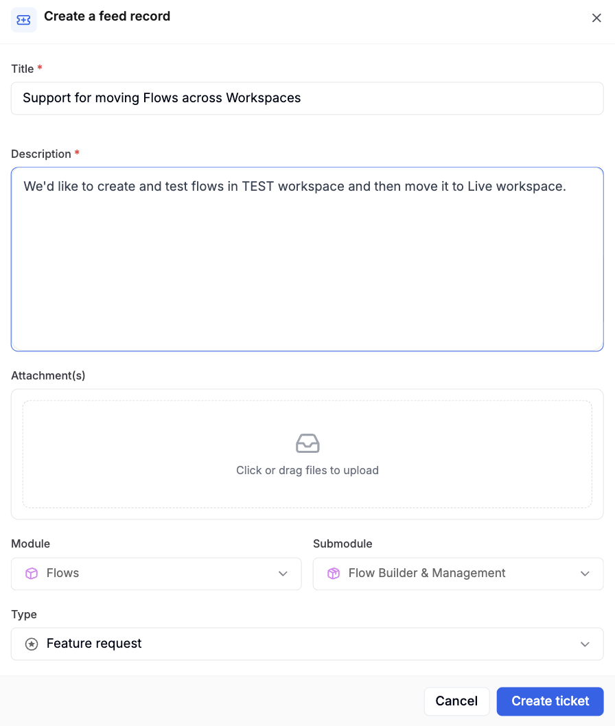Create A Feed