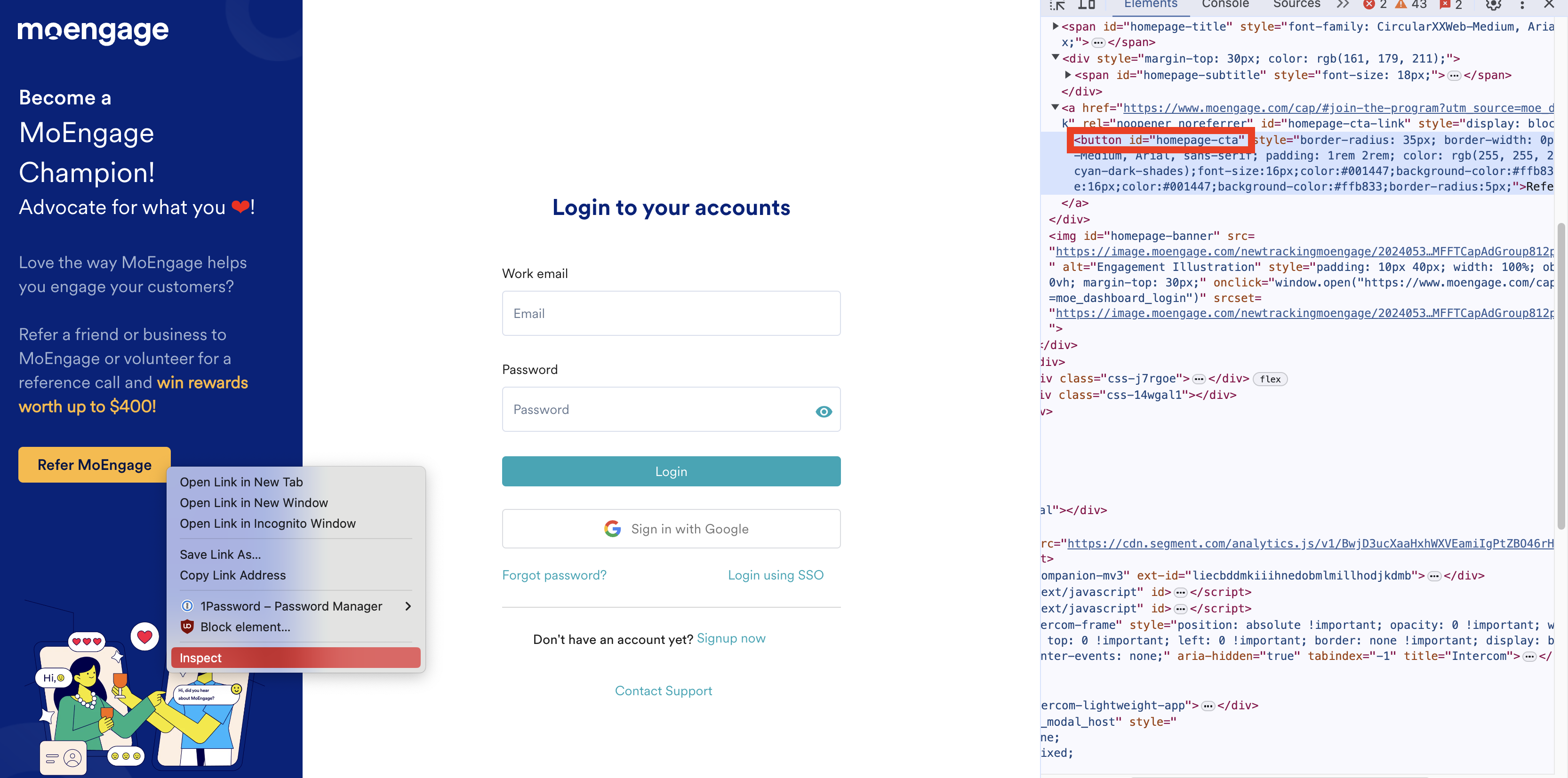 Personalization Element Id