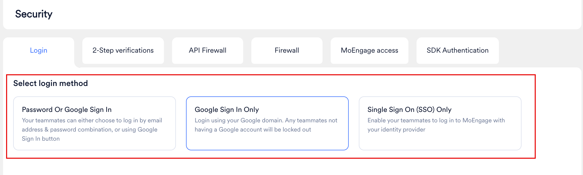 Security overview