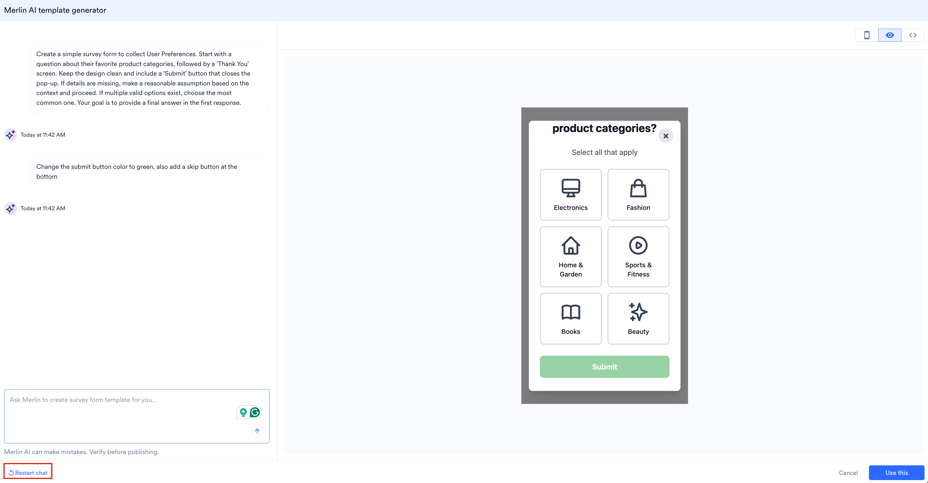 In App Generator 10 In App Generator 10