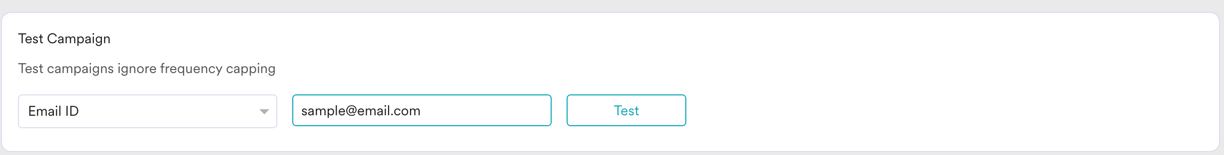 Test Campaign