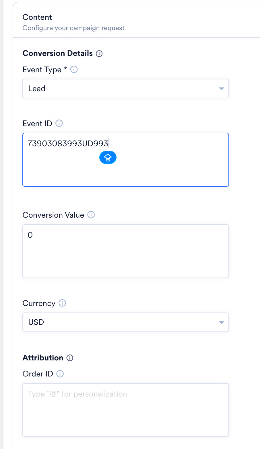 Campaign Configuration