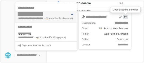 Snowflake account identifier example