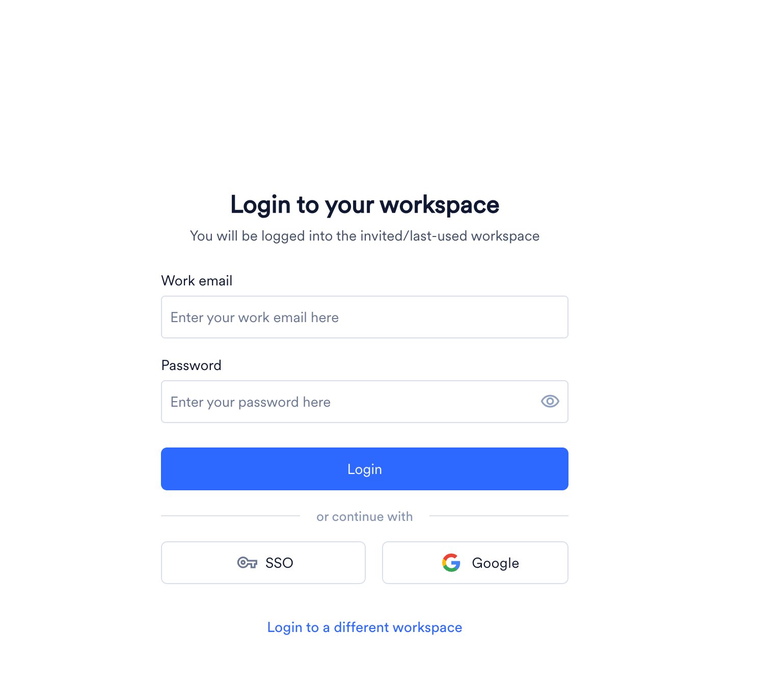 Login to your accounts page