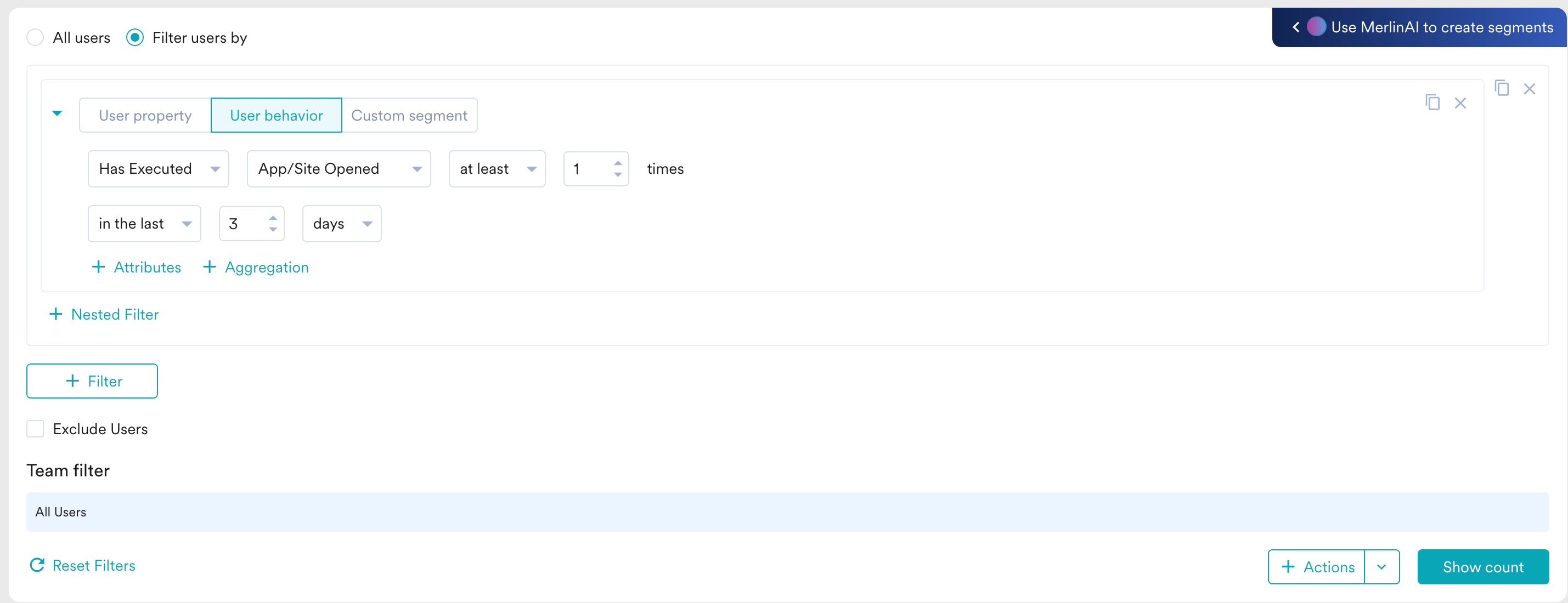 Create Segment