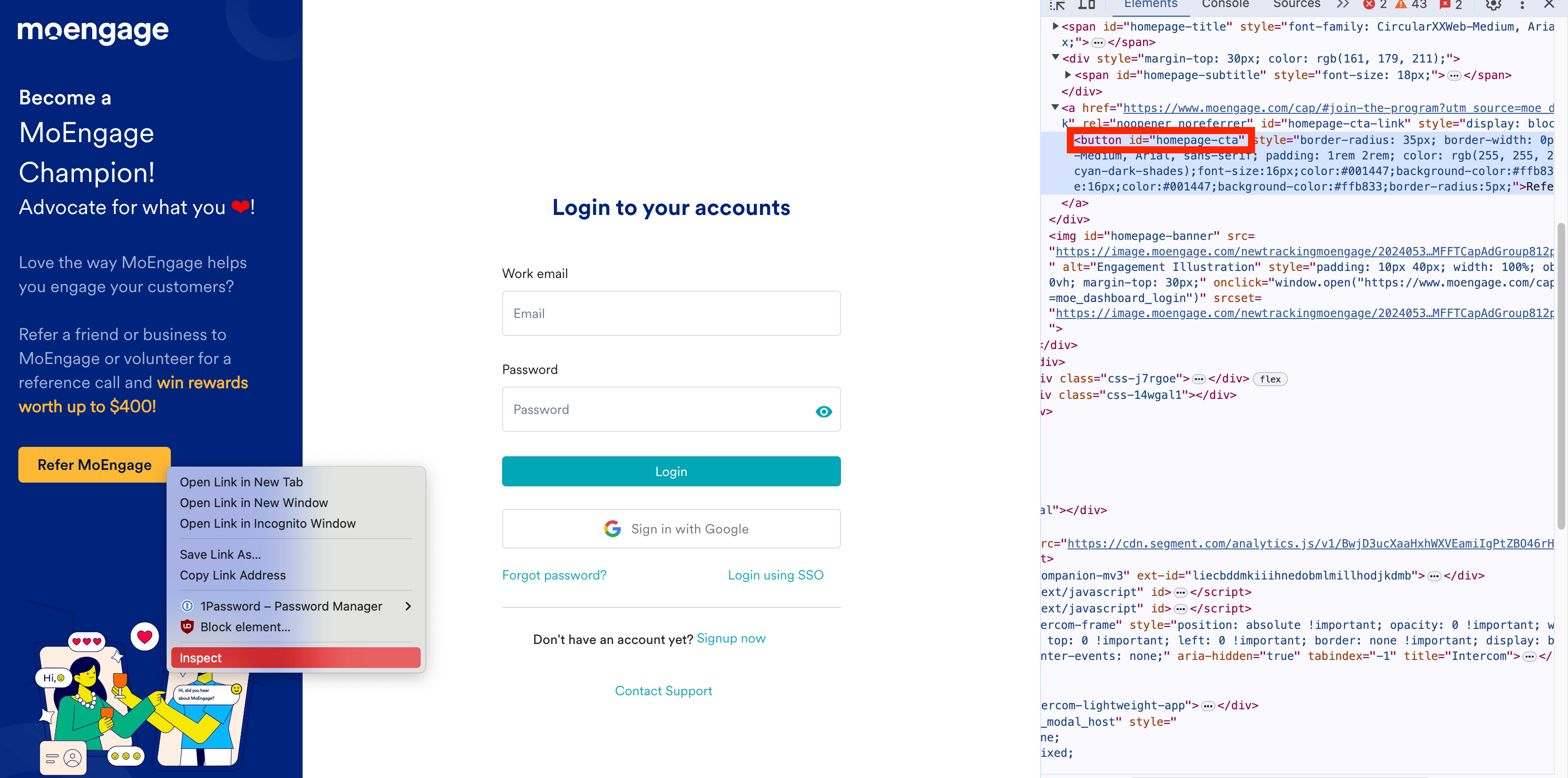 Personalization Element Id