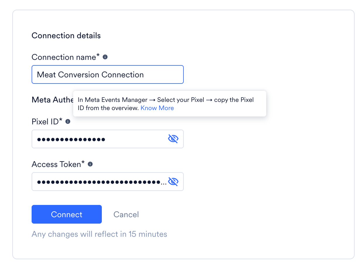 Connection Form