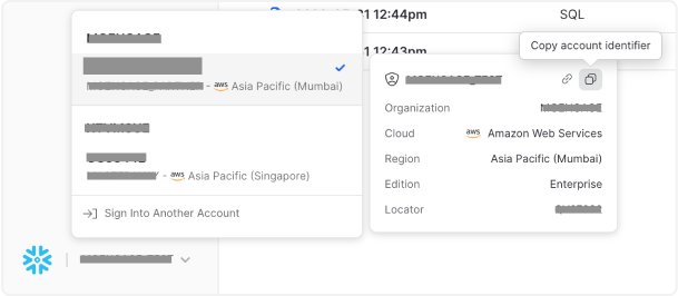 Snowflake account identifier example