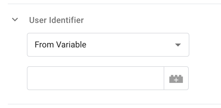 User Identifier mapping section in the MoEngage Tag