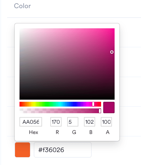 Color picker
