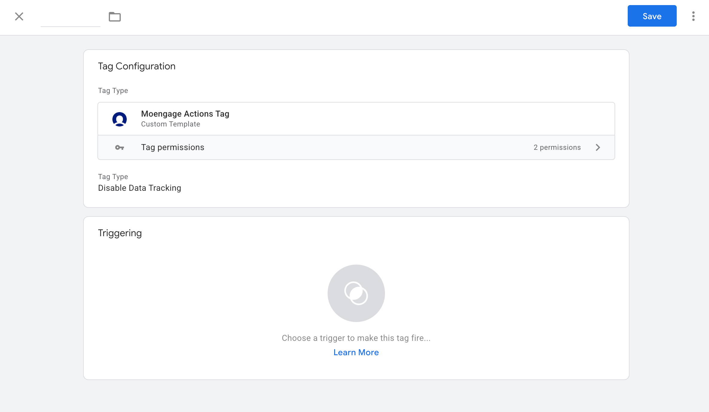 Disable Data Tracking