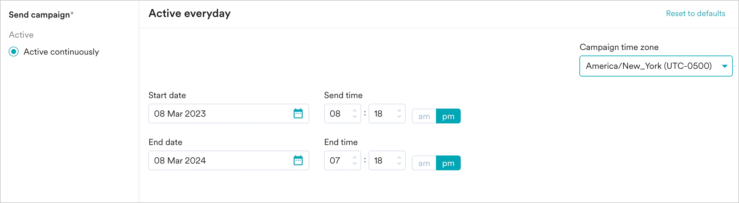 DT Active Continously