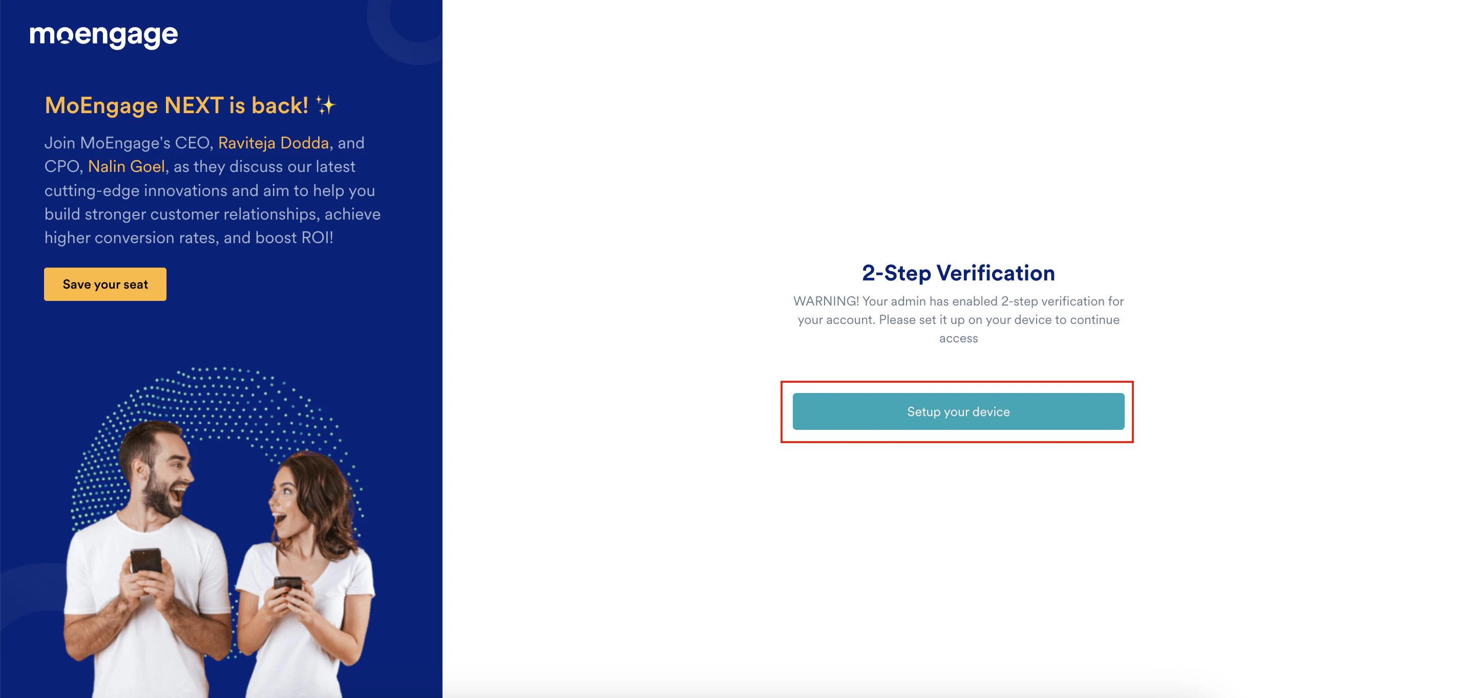 2-Step Verification Page