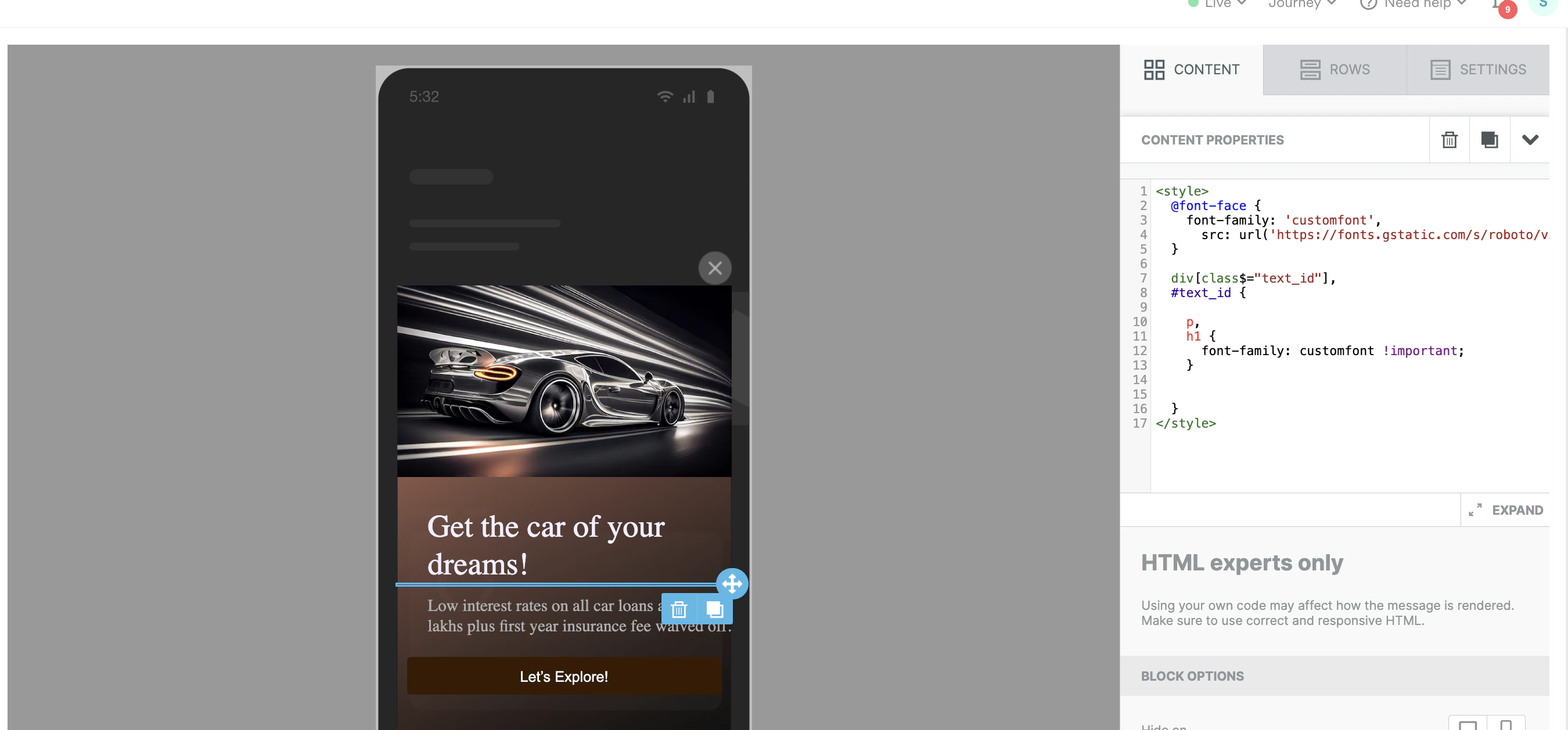 inapp add css code.png