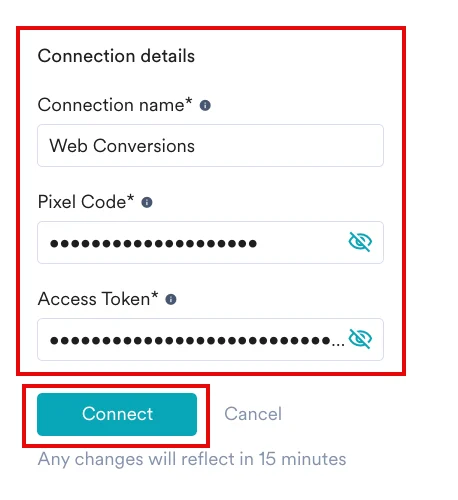 Click Connect. Your integration is now authorized