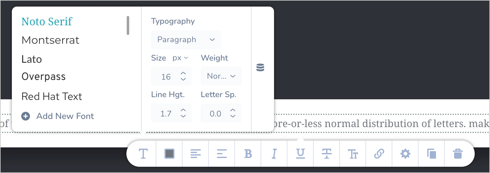 landing pagePro_TypographyOptions__1_.png