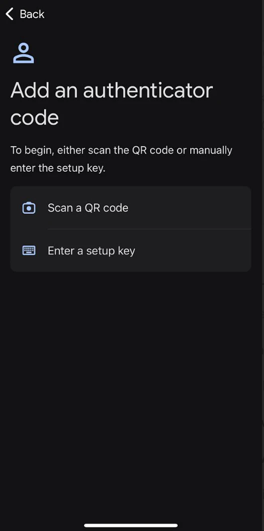 Add authentication code