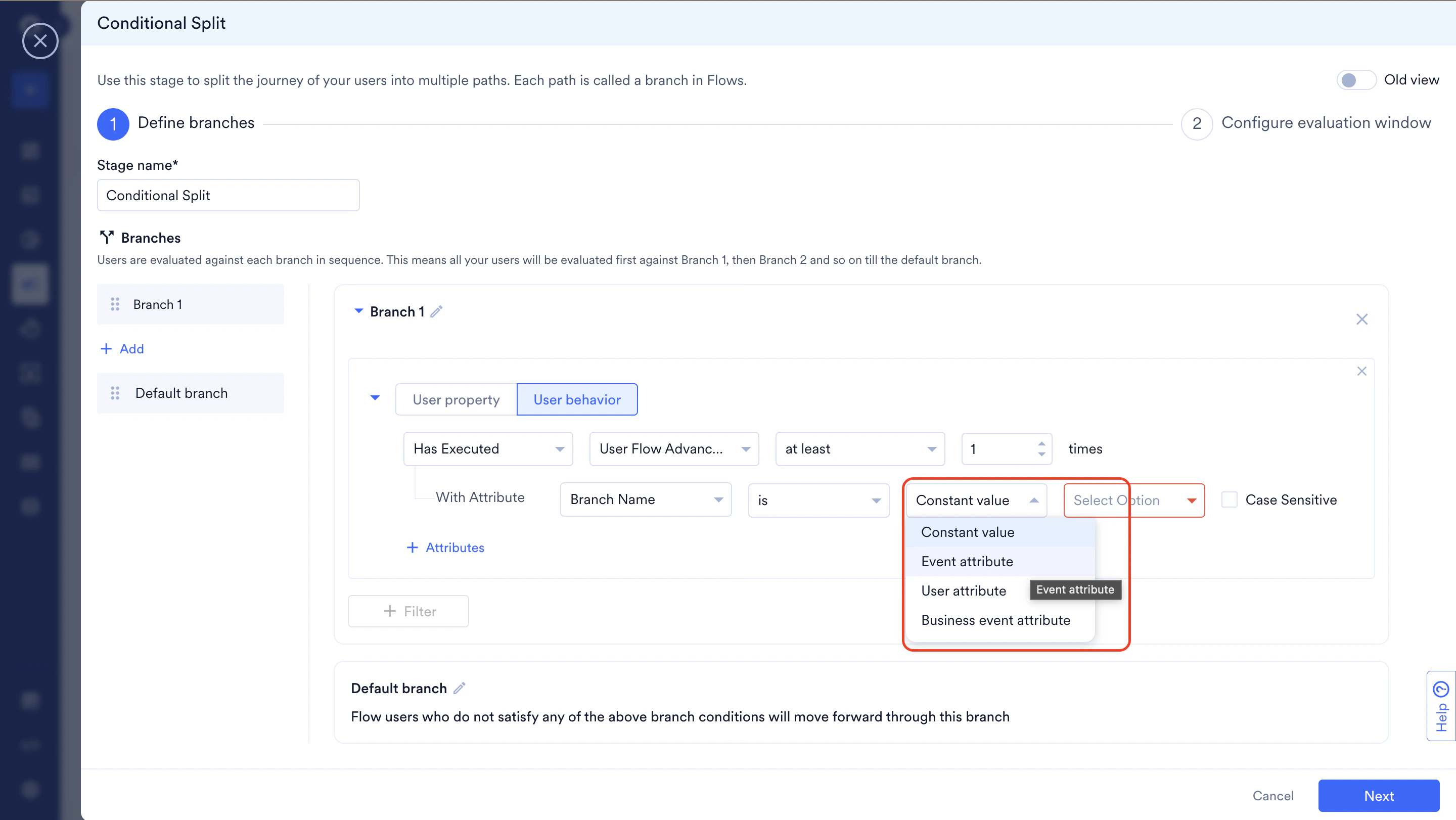 Conditional Splitnew U Iwith Linked Condition Conditional Splitnew U Iwith Linked Condition