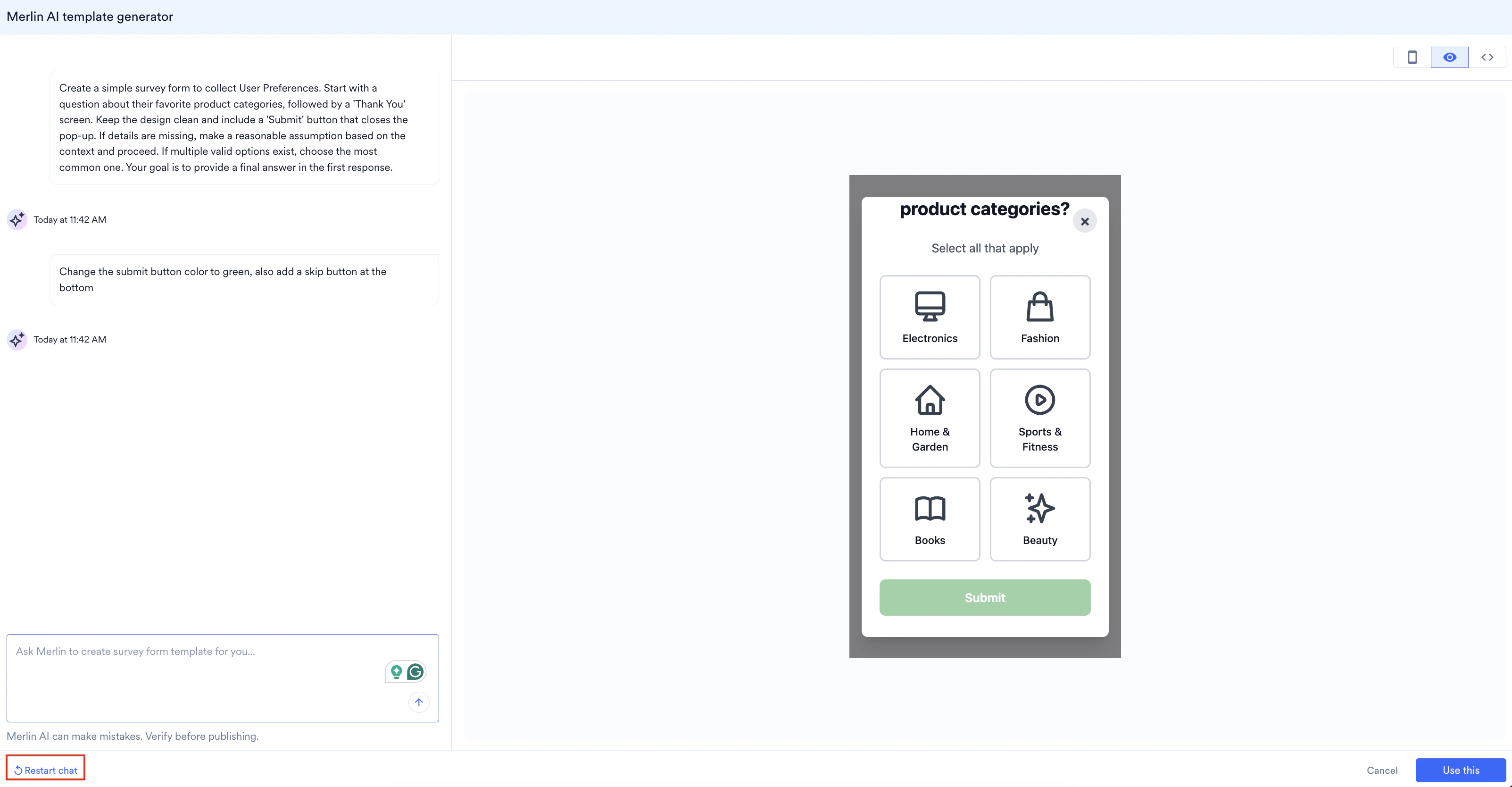 In App Generator 10 In App Generator 10