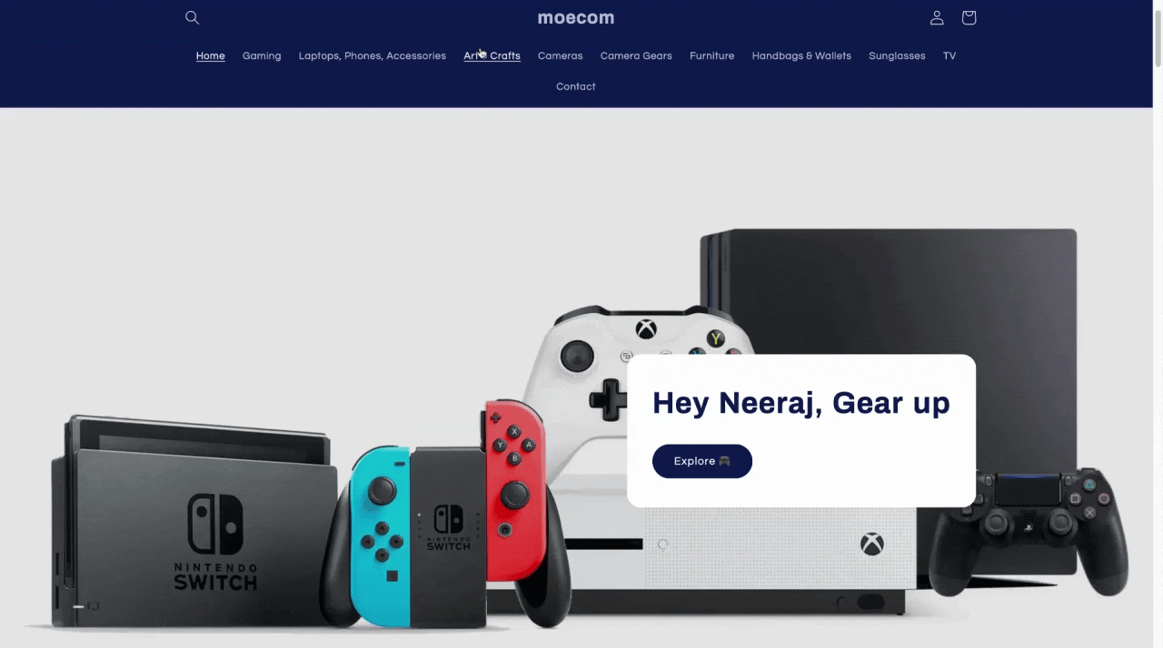 Recommendations based on past behavior