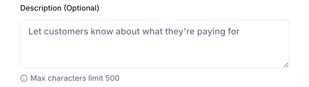 Description Description