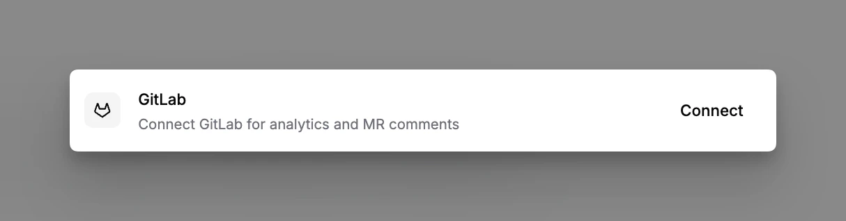 GitLab integration settings