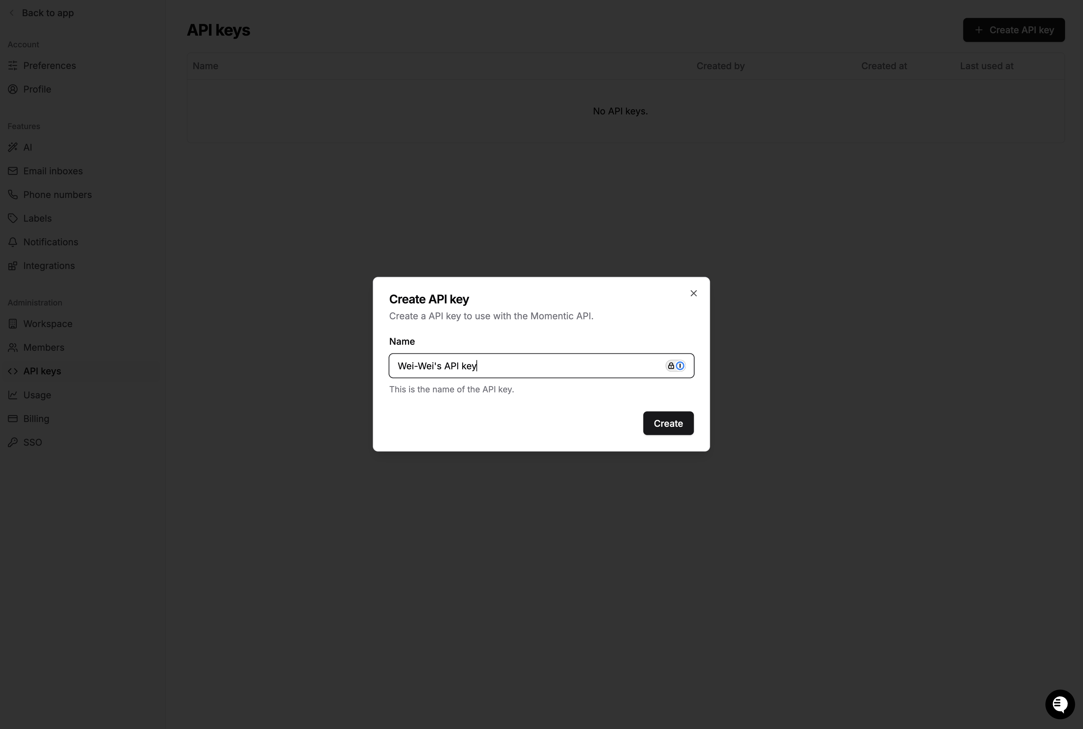 Setup Momentic Setup Momentic