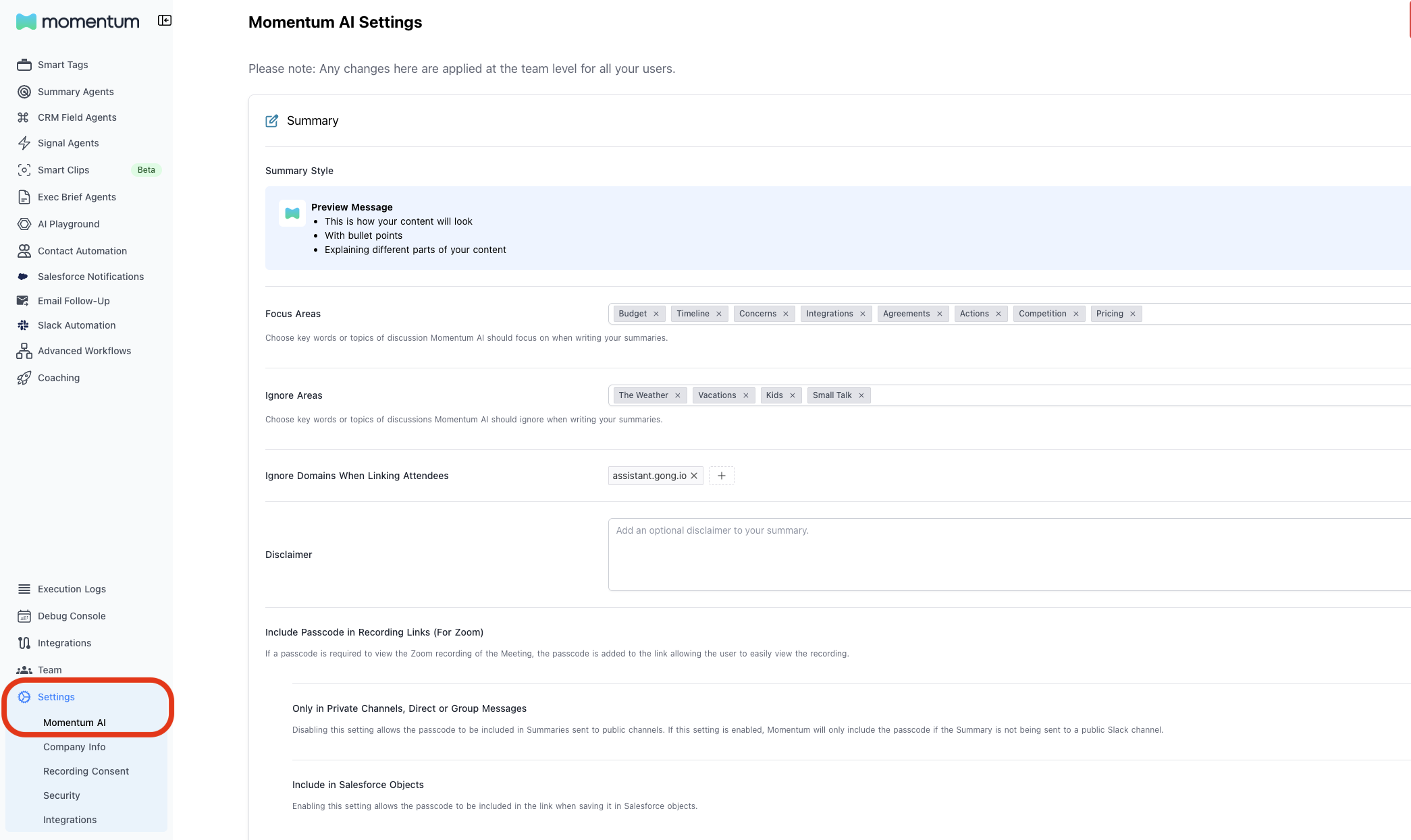 Salesforce Mapping Home Screen