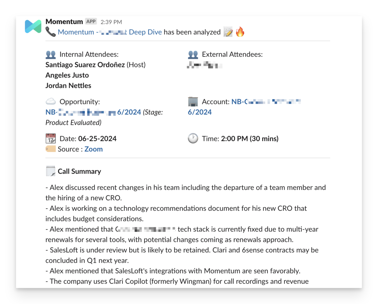Slack Summaries Notification