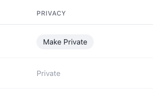 Upcoming Calls Privacy Column