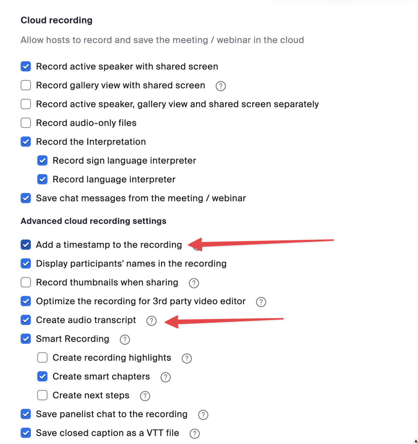 zoom-enable-audio-transcript